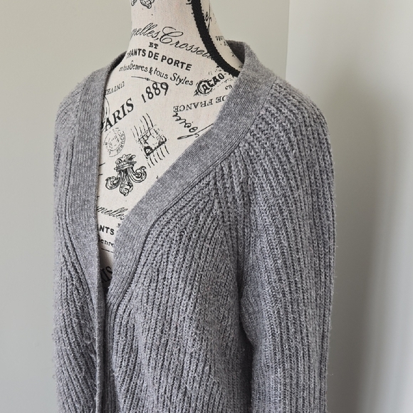 French Connection Charcoal Cardigan Sweater - Picture 3 of 6